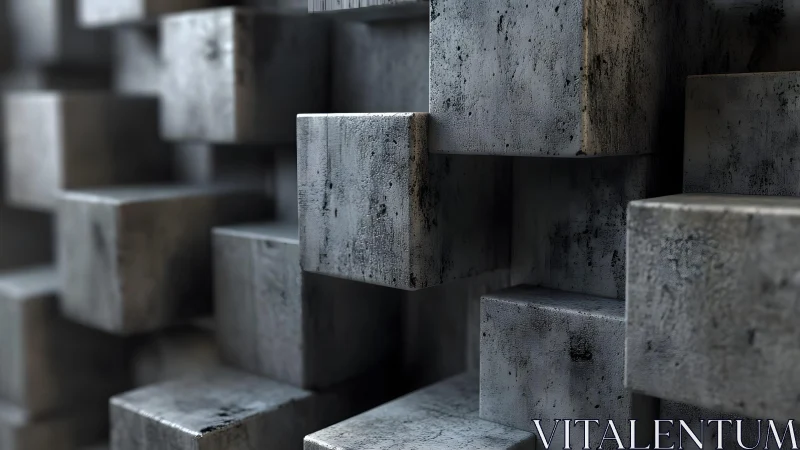 Concrete Geometry: Urban Blocks in Stillness.