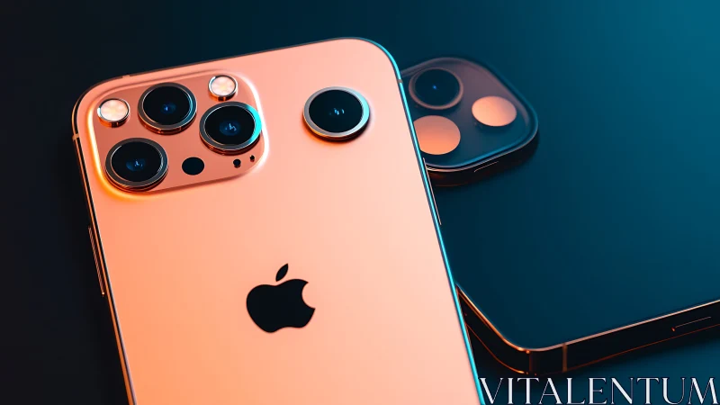 Coral and Teal iPhone Duo: Smartphones Reimagined.