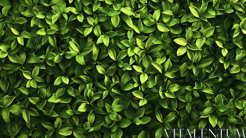 Leafy whispers weave a living tapestry of layered green