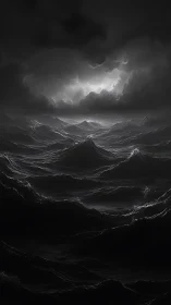 Midnight Tempest Choir Beneath a Burning Storm Sky.