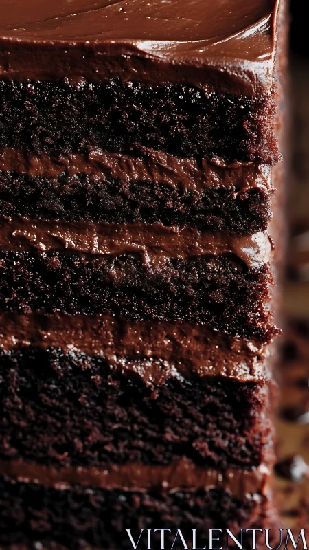 Chocolate Decadence Unveiled: Layers of Fudgy Dreams Stacked High