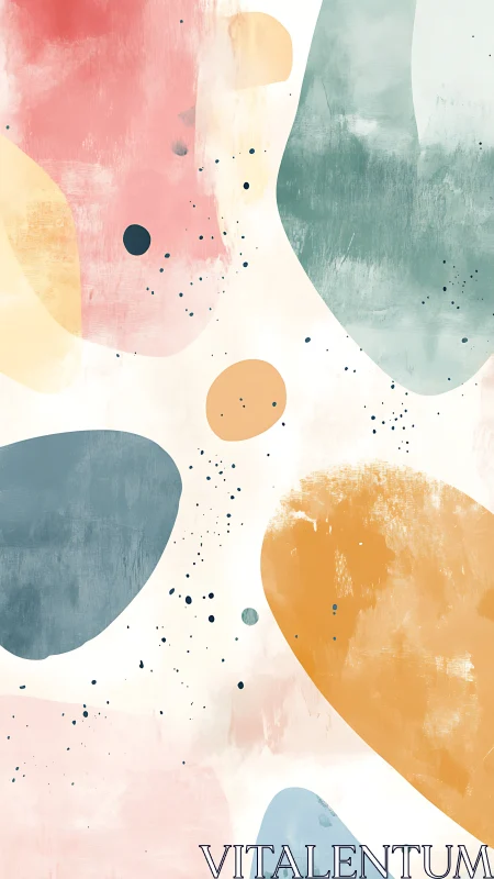 Soft geometric color fields in abstract digital painting format.