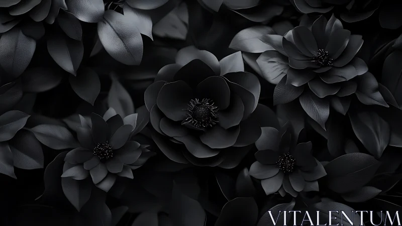 Monochromatic Floral Composition: Layered Petals in Tonal Depth.