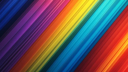 Diagonal spectrum lines in vivid multicolor gradient pattern.