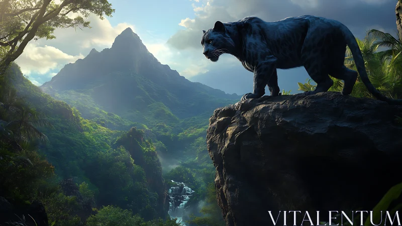 Black Panther Overlook: Mountain Terrain Perspective Analysis.