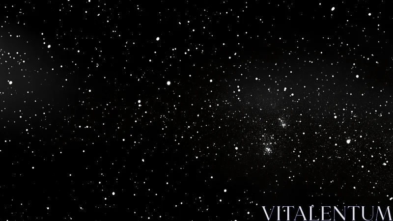 Dense stellar field reveals clustered luminosity gradients in space