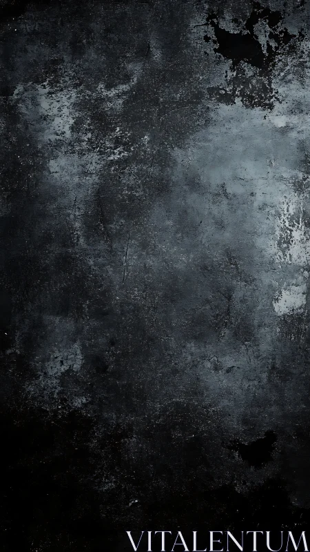 Dark textured concrete wall suggests moody industrial decay.
