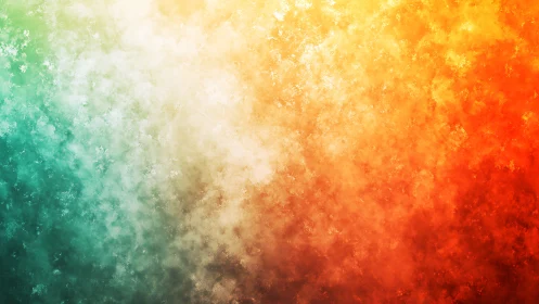 Textured tricolor gradient field with diffuse atmospheric transitions.