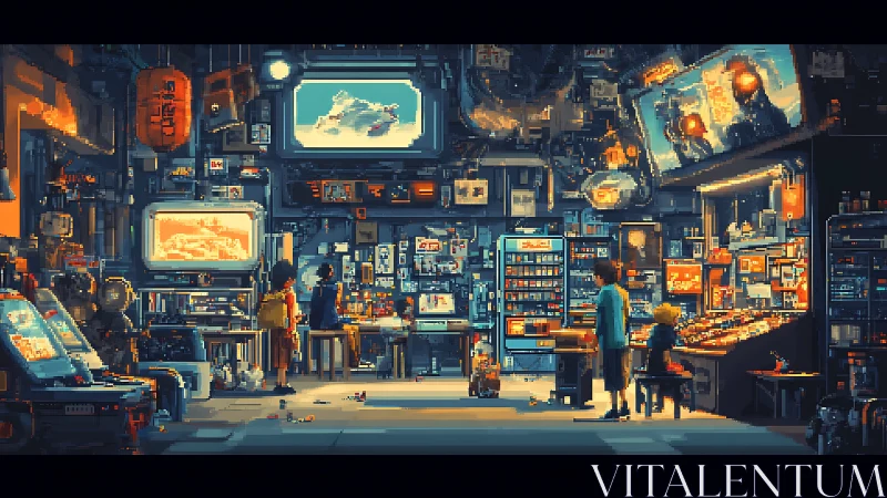 Neon workshop hums while young tinkerers tailor tomorrow