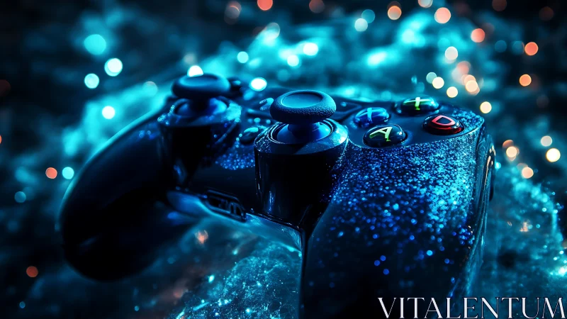 Gaming Controller Glows With Dynamic Digital Energy and Light