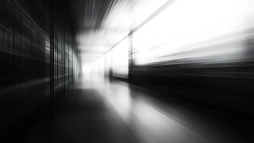 Dreamlike hallway of light pulling you gently forward.