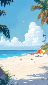 Tropical Escape: Finding Peace Under Palm Trees.