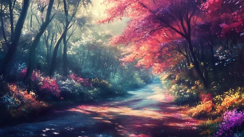 Enchanted Forest Path Where Dreams Come Alive.