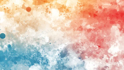 Gentle splash of sunrise colors drifting into cool tide.