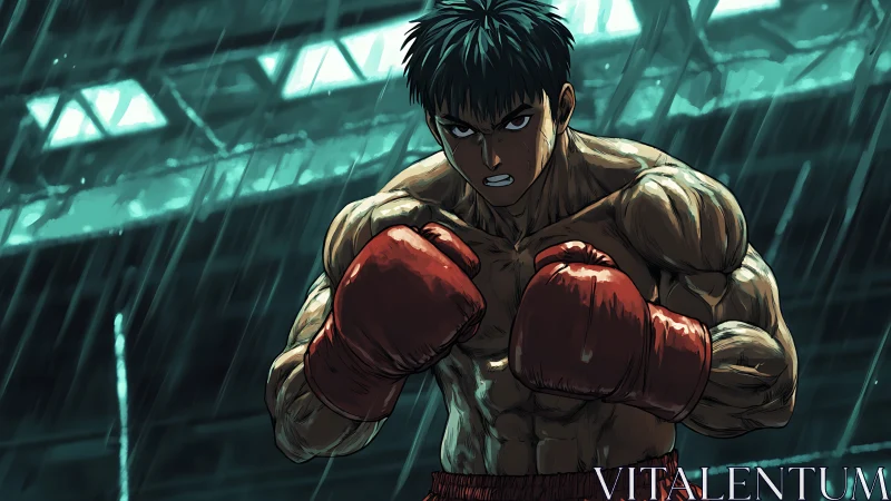 Rain-Soaked Boxer Stance.