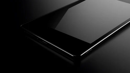 Sleek Modern Tablet: Minimalist Tech Elegance.