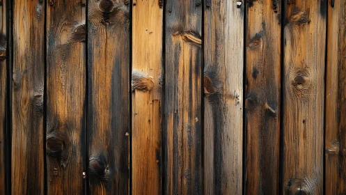 Charred wooden planks form textured vertical exterior wall