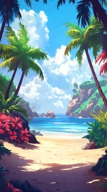 Tropical Paradise Cove Awaits.