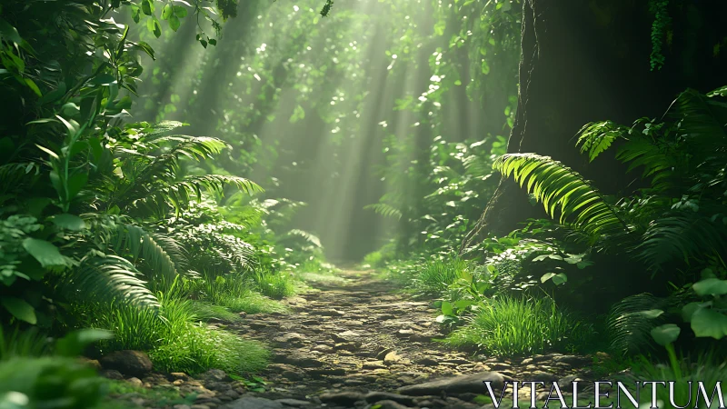 Emerald Cathedral: Where Sunlight Dances Through Ancient Green.