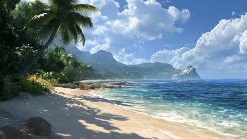 Tropical Paradise Beach Awaits Your Escape