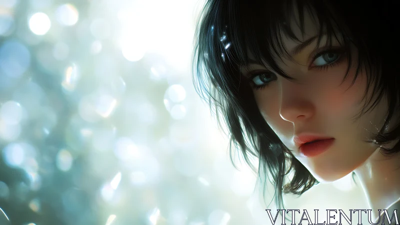 Soft morning light rests gently on a thoughtful young face