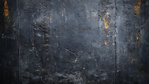 Weathered charcoal concrete surface with rust patina accents.