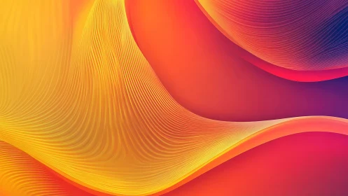 Curved gradient waveforms with fine linear detailing.