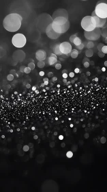 Starlit bokeh dust drifts across a velvet midnight horizon.