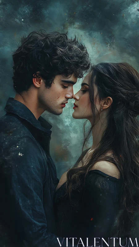 Two Souls Connect in Moody Intimate Moment