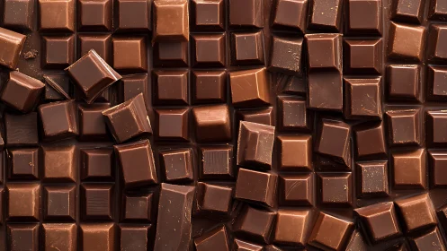 Indulgent Chocolate Squares Await Your Sweet Moment.