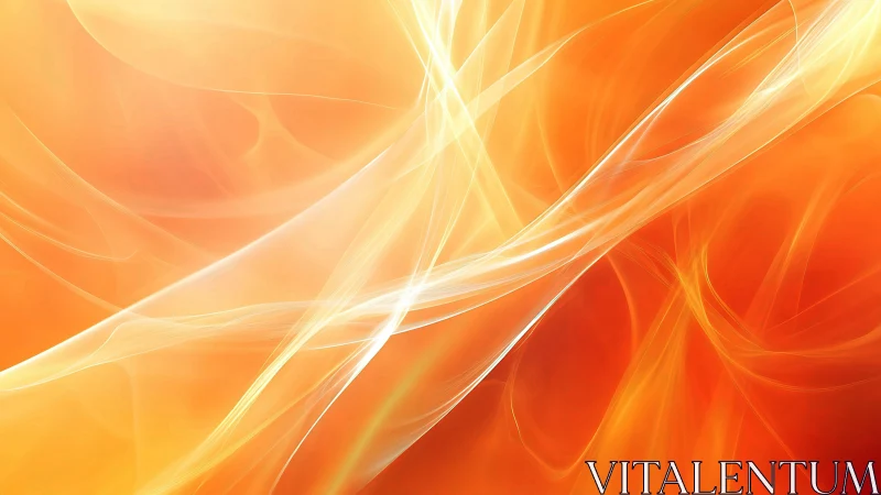 Flowing Warmth: Abstract Energy in Golden Light.
