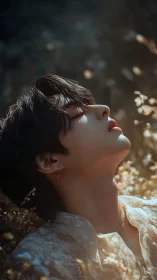 Sunlit daydream in a quiet field of golden whispers.