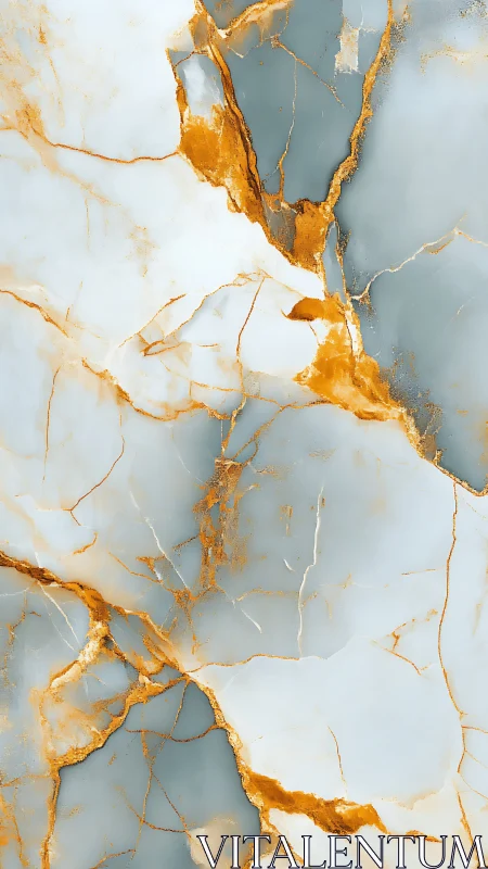Abstract marble texture renders icy stone with molten veins