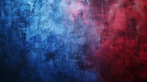 Dual color abstract background shows merged blue and red fields