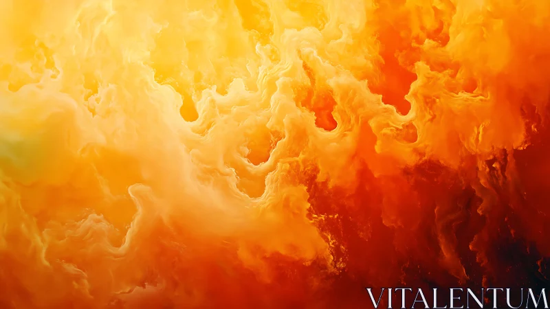 Fluid Ink Dispersion in Gradient Color Field.