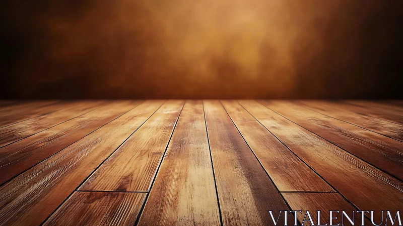 Golden wooden floor welcomes light in a cozy empty room