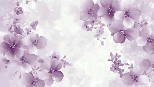 Lavender Blooms Dance Through Ethereal Clouds of Soft Light