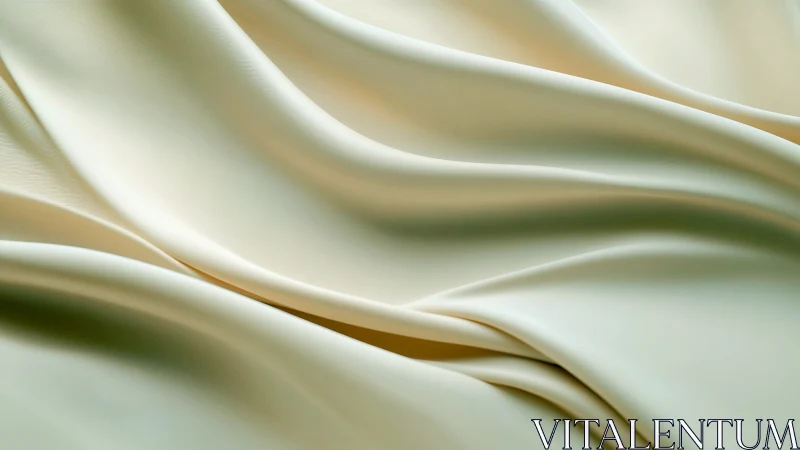 Cream satin fabric folds with soft flowing highlights.