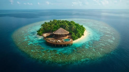 Luxury Private Island Resort with Overwater Villa and Beach Sanctuary