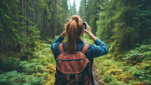 Verdant Chronicles: Explorer Captures Forest's Hidden Soul.