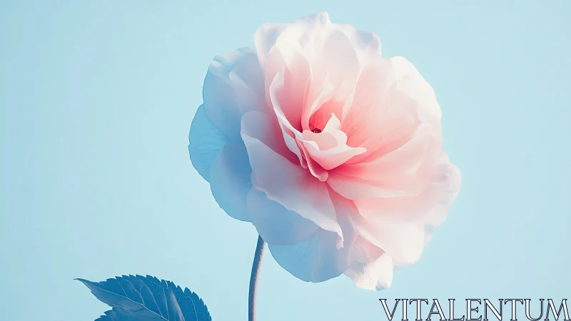 High key macro bloom with pastel petal gradient rendering.