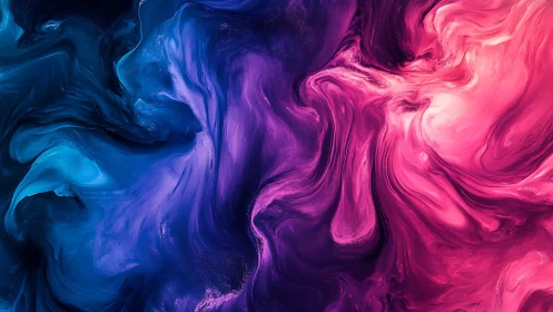 Neon pigment currents swirl through deep cosmic gradients.