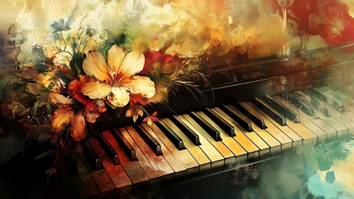 Floral sonata blooming across a dream-soaked piano.
