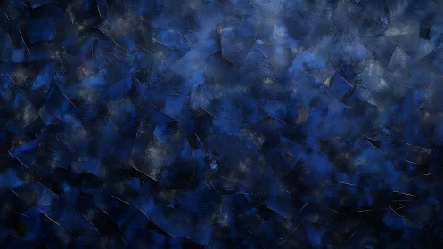 Deep midnight blue abstract texture suggests layered depth