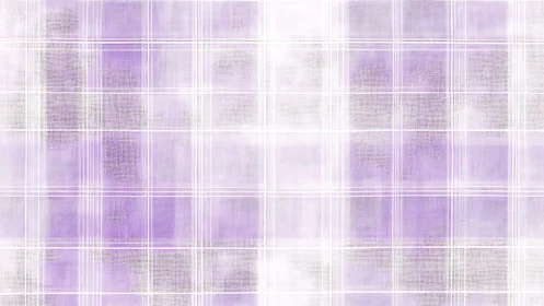 Soft lavender plaid texture blends gentle checks and light.
