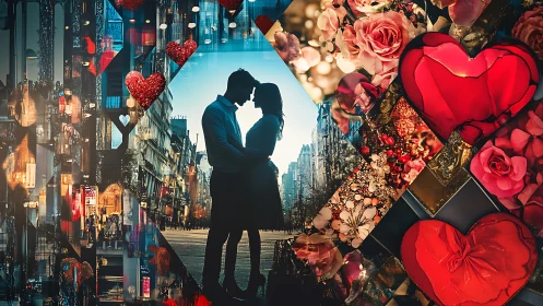 Urban Romance Unfolds Through Layers of Light