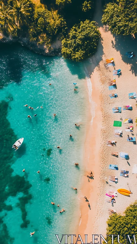 Paradise Found: Turquoise Cove Meets Sandy Dreams.