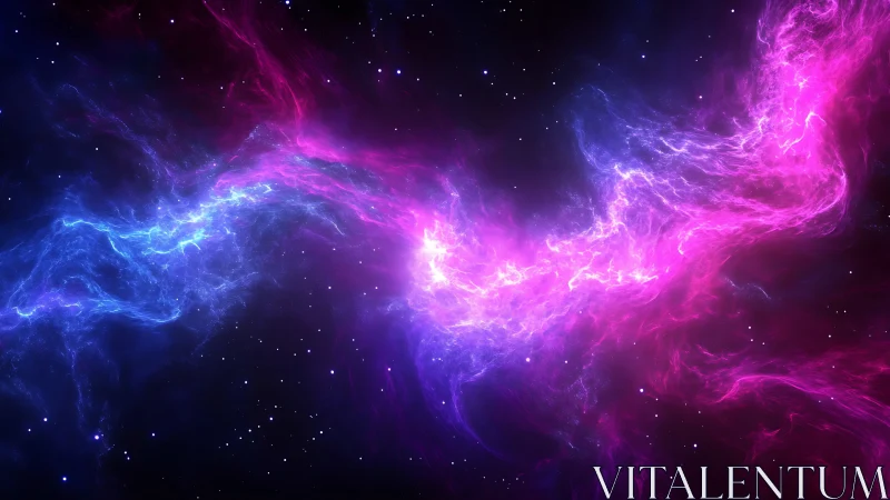 Neon cosmic nebula stream with violet and cyan energy.