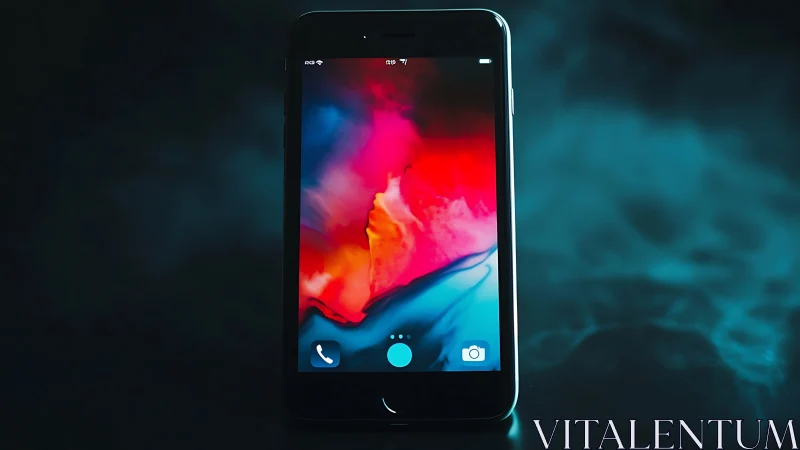Midnight smartphone glows like a pocket-sized nebula