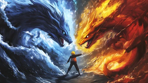 Elemental titans collide as a lone warrior brokers fragile peace